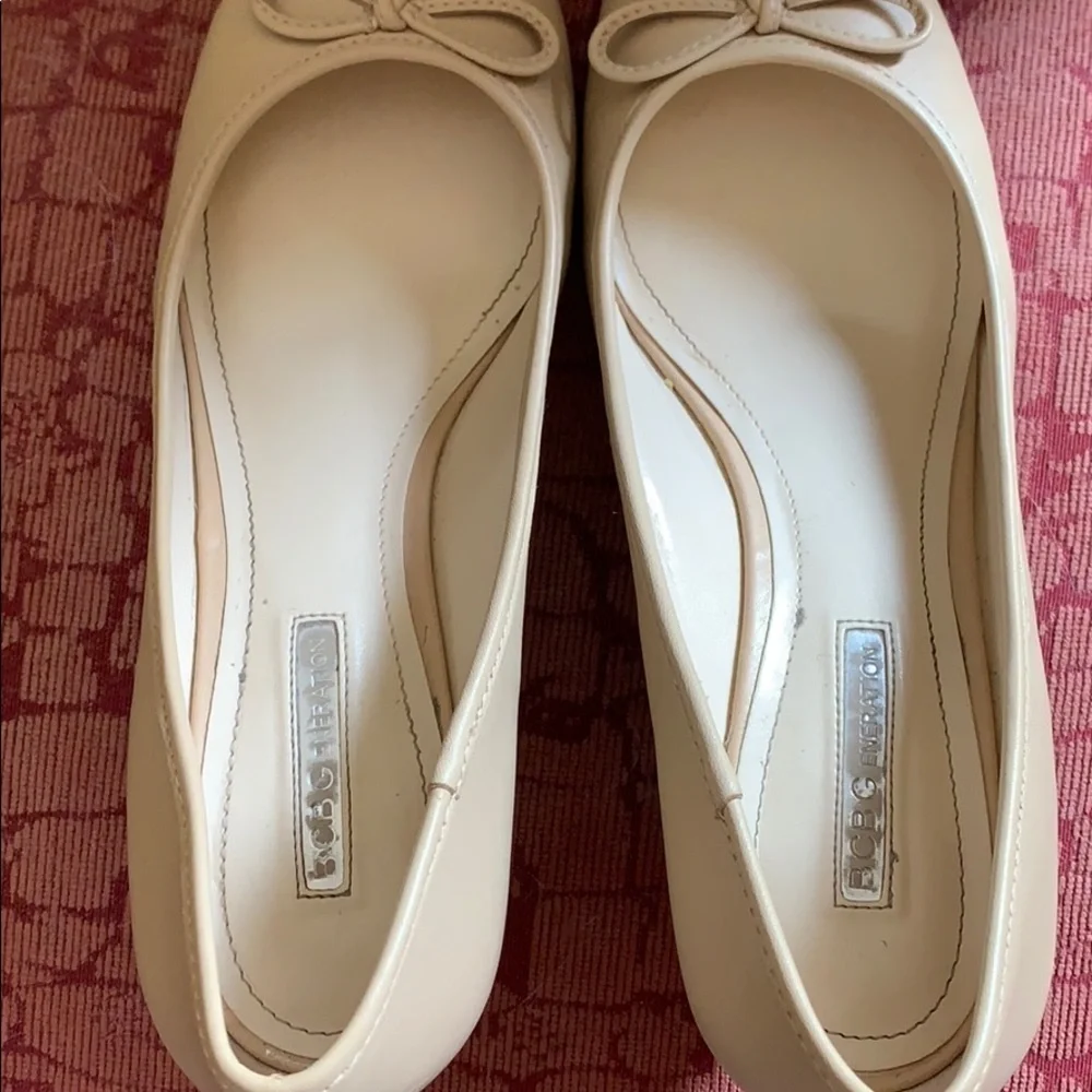 BCBGeneration Tegan warm sand beige wedge 8